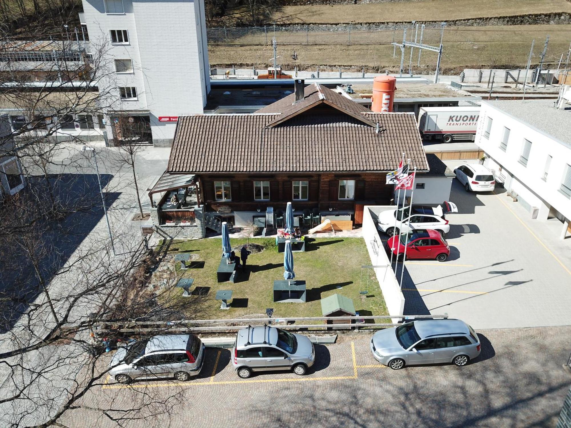 Ristorante Pensione Chalet Stazione Hotel Poschiavo Exterior photo