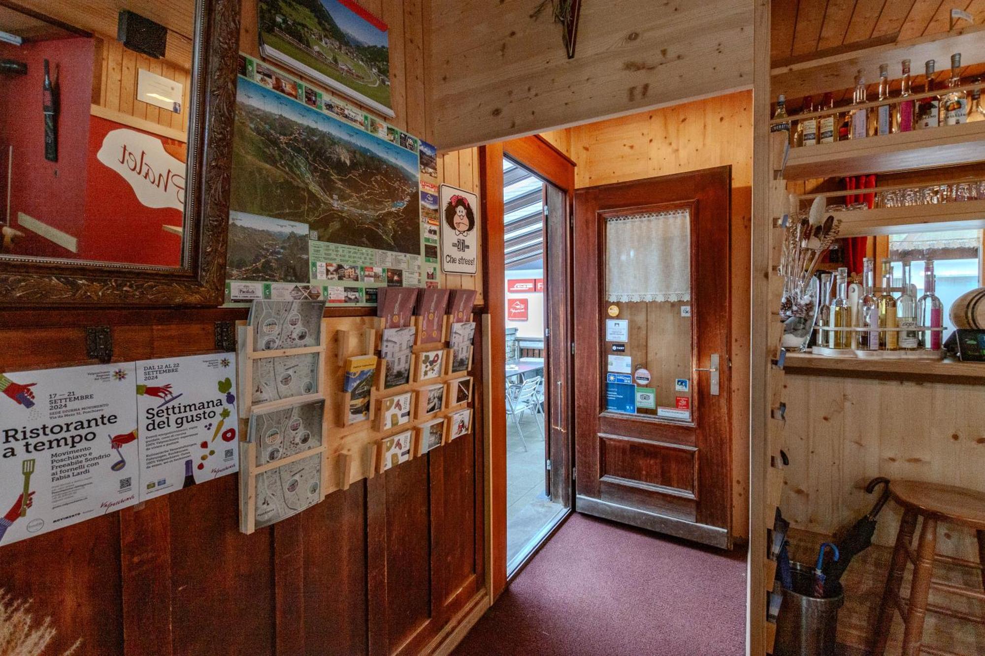 Ristorante Pensione Chalet Stazione Poschiavo Exterior photo